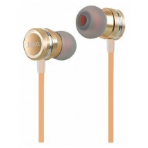 Наушники внутриканальные HOCO M16, Ling Sound, микрофон, кабель 1.2м, цвет: золотой (1/30/300)